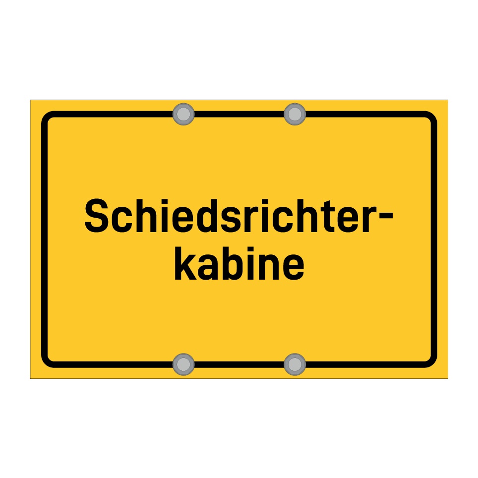 Schiedsrichter- kabine