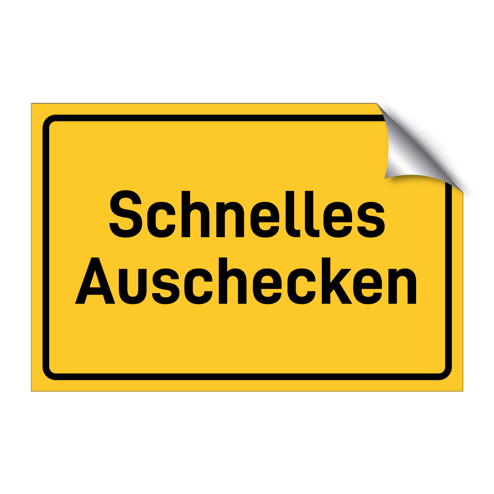 Schnelles Auschecken