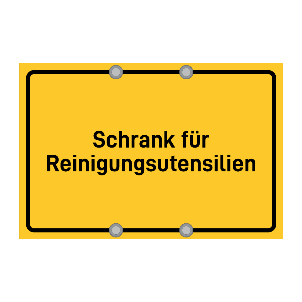 Schrank für Reinigungsutensilien