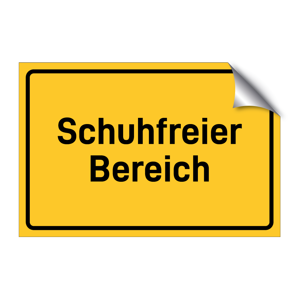 Schuhfreier Bereich