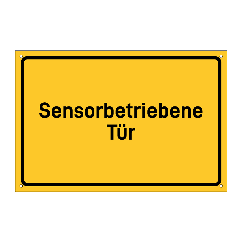Sensorbetriebene Tür