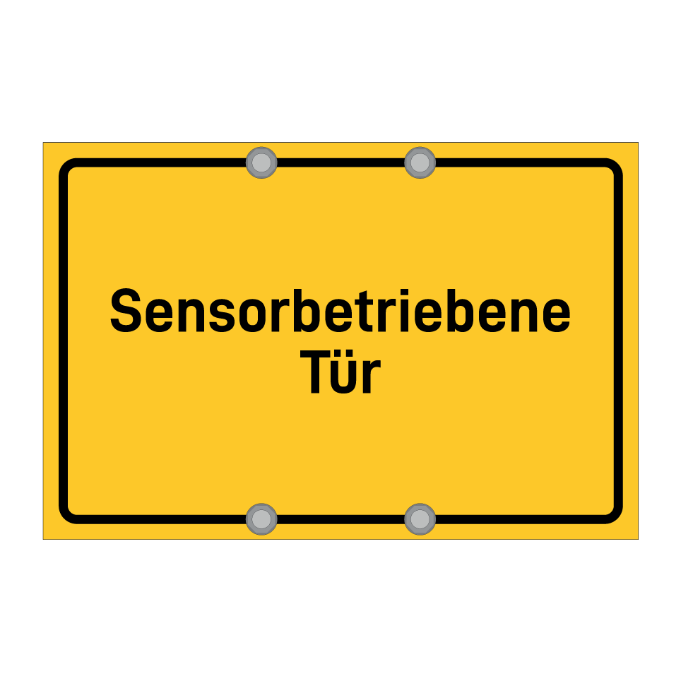 Sensorbetriebene Tür