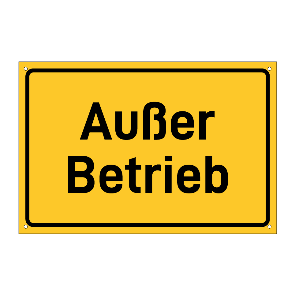 Außer Betrieb