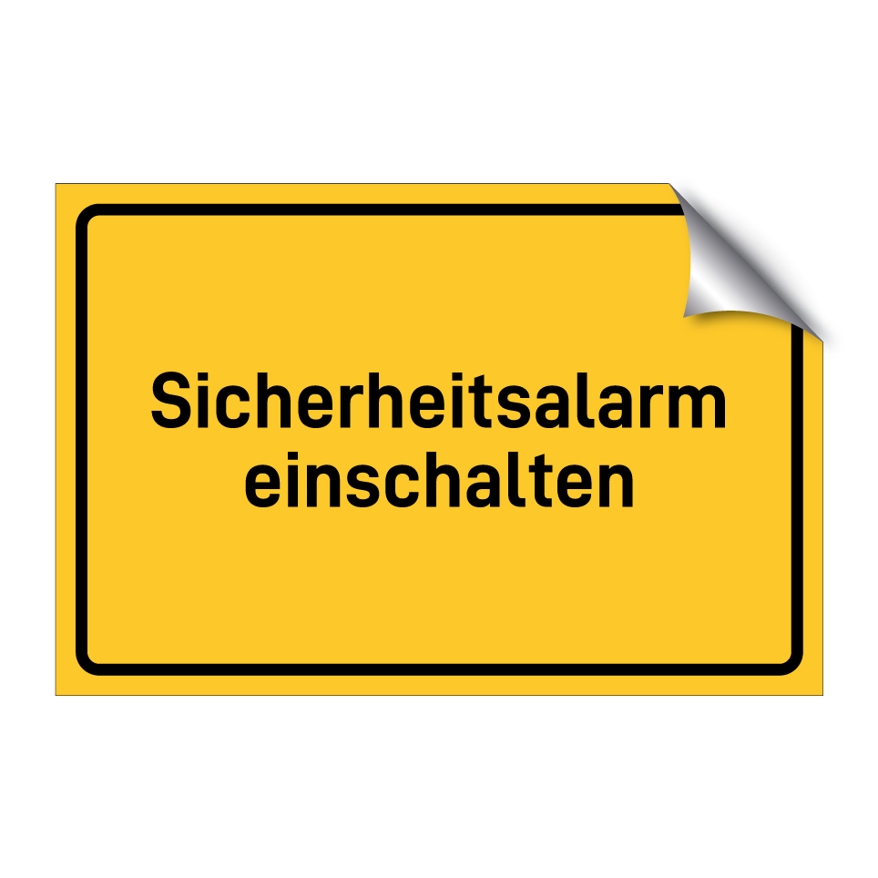Sicherheitsalarm einschalten