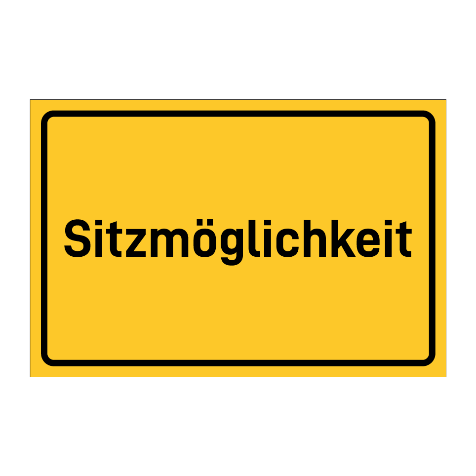 Sitzmöglichkeit