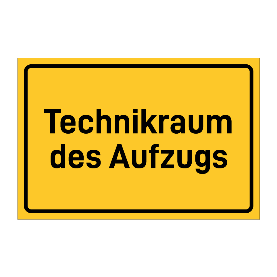 Technikraum des Aufzugs
