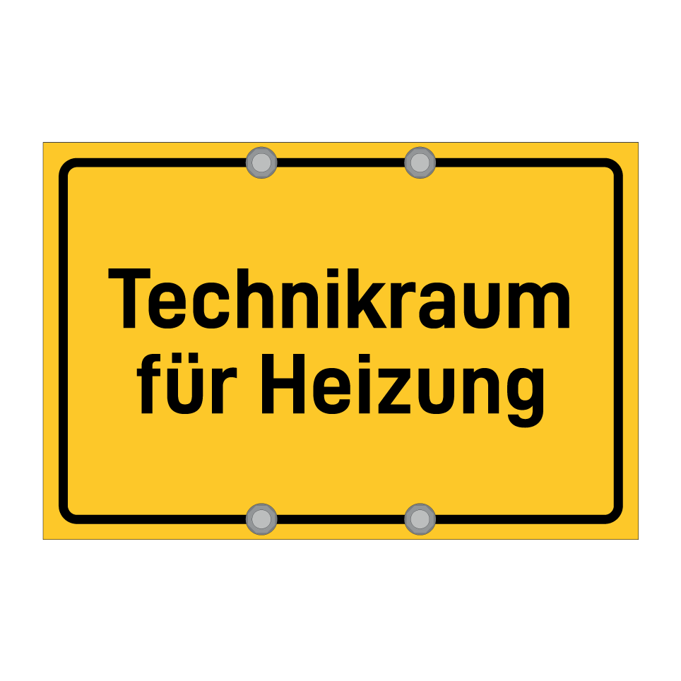 Technikraum für Heizung