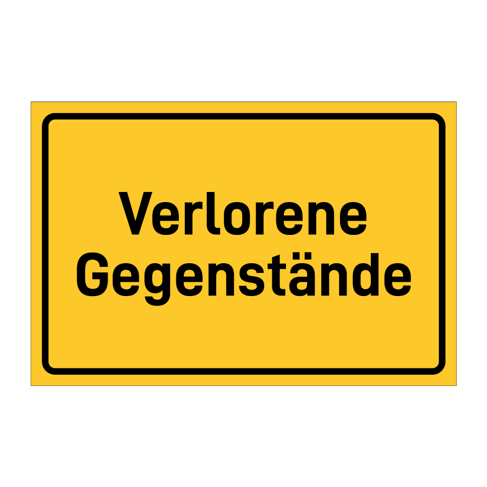 Verlorene Gegenstände