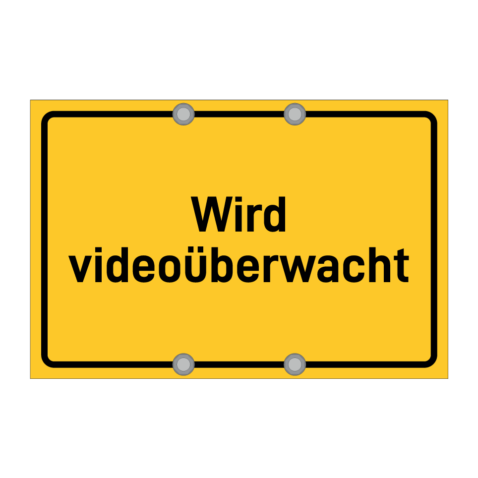 Wird videoüberwacht