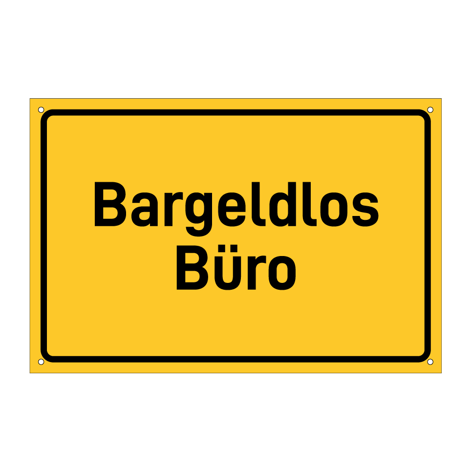 Bargeldlos Büro
