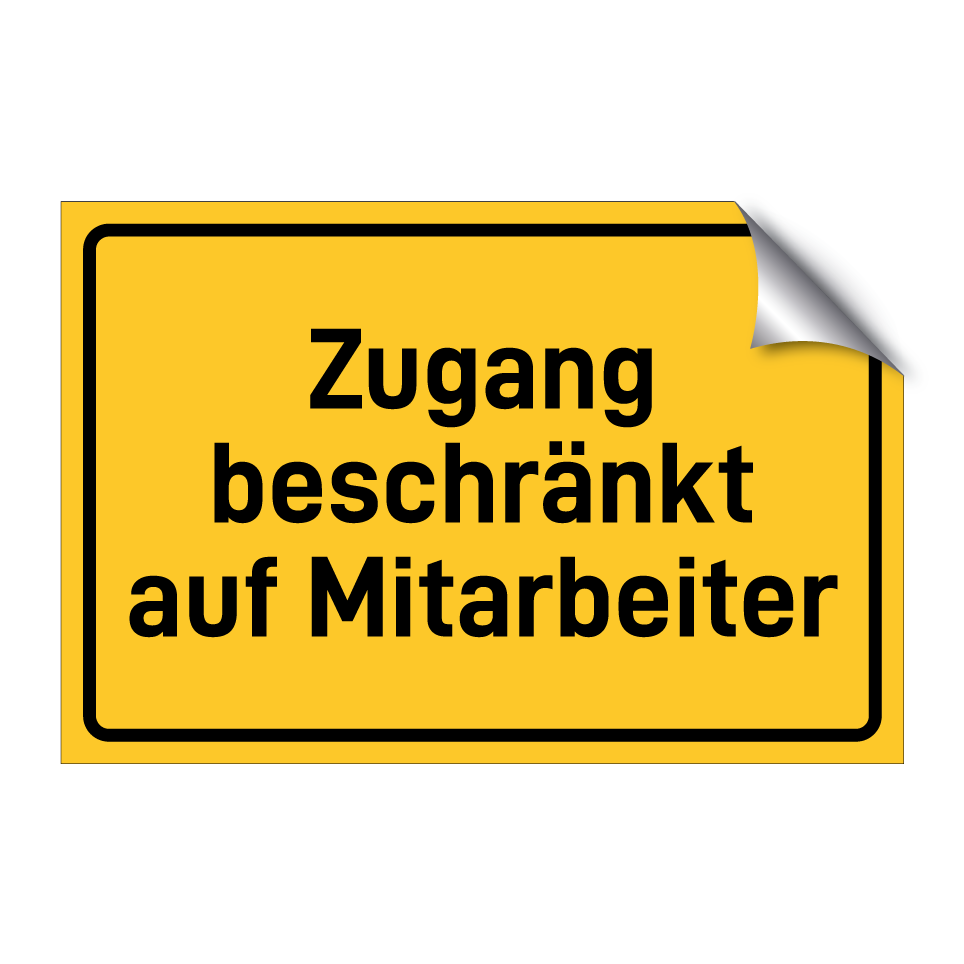 Zugang beschränkt auf Mitarbeiter