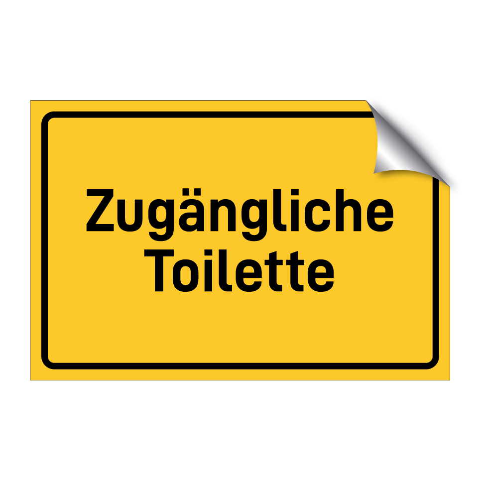Zugängliche Toilette
