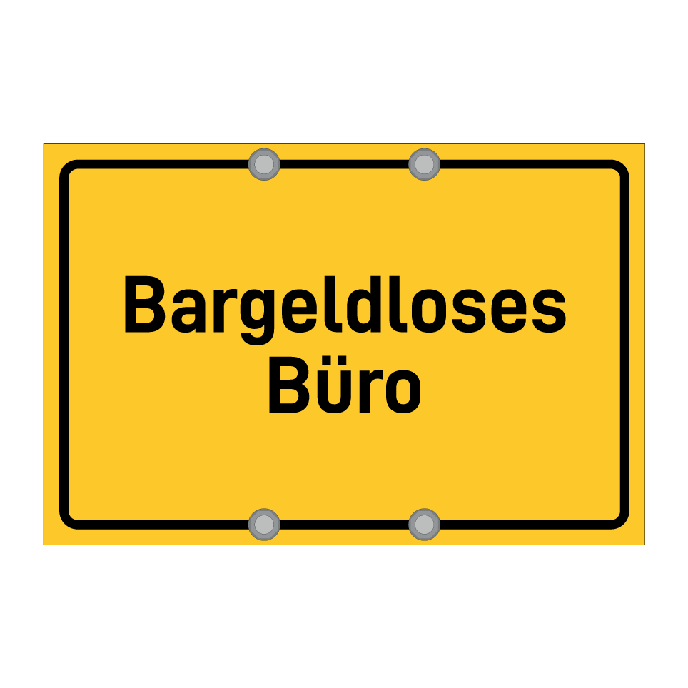 Bargeldloses Büro