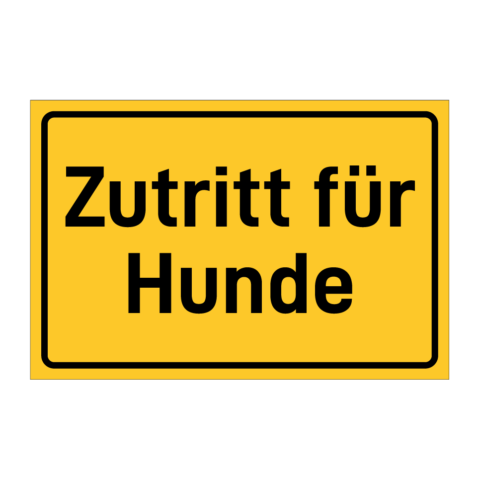Zutritt für Hunde