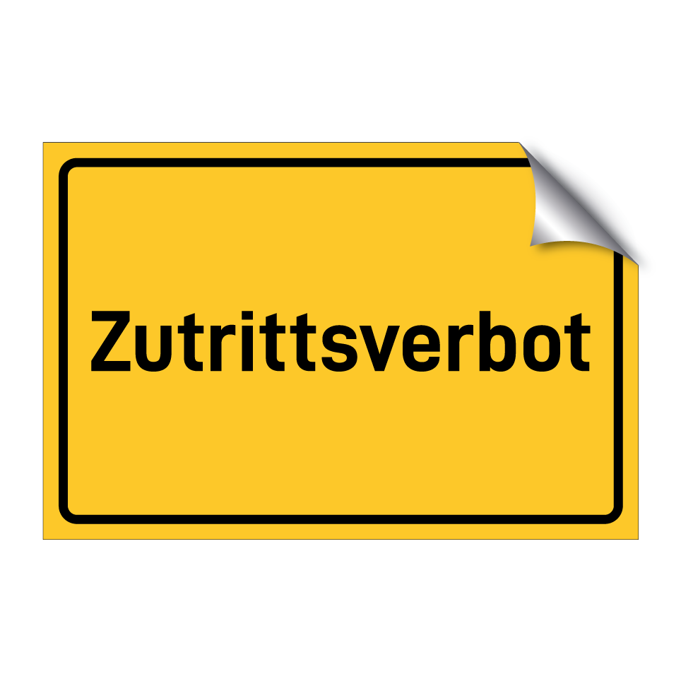 Zutrittsverbot