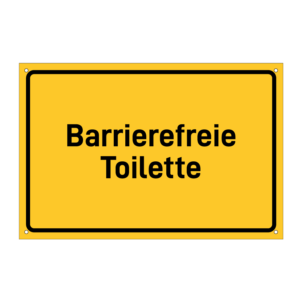 Barrierefreie Toilette