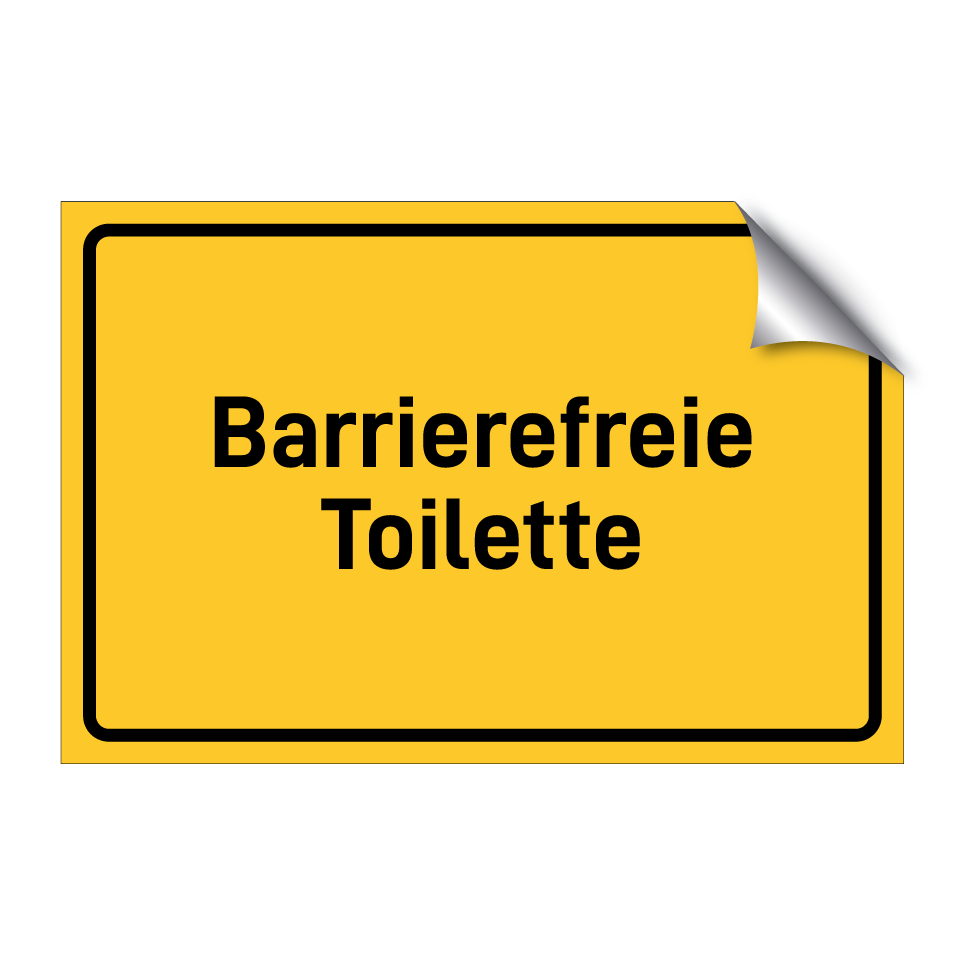 Barrierefreie Toilette