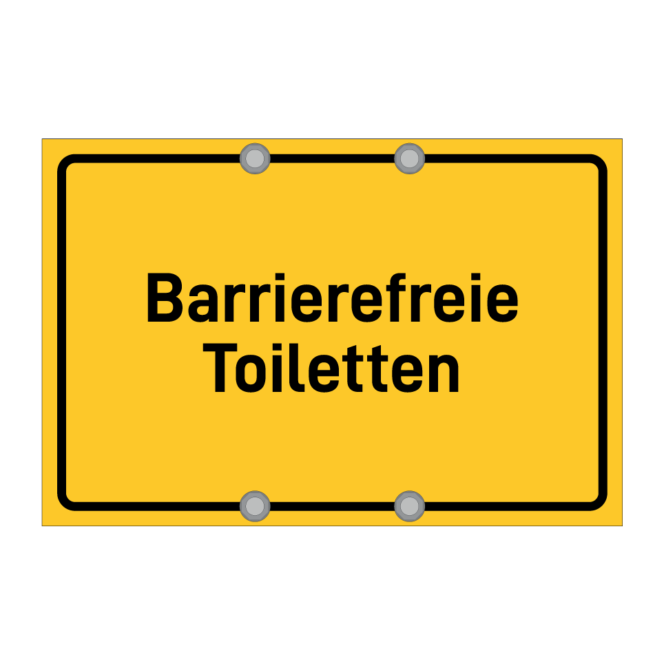 Barrierefreie Toiletten