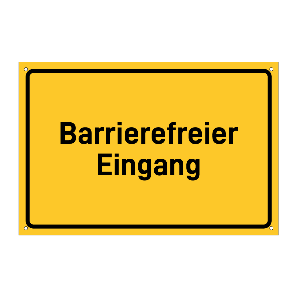 Barrierefreier Eingang
