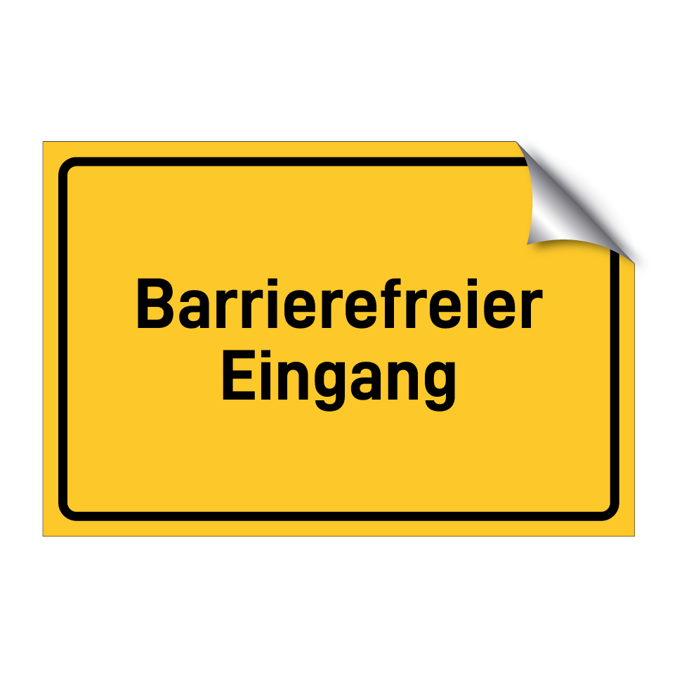 Barrierefreier Eingang