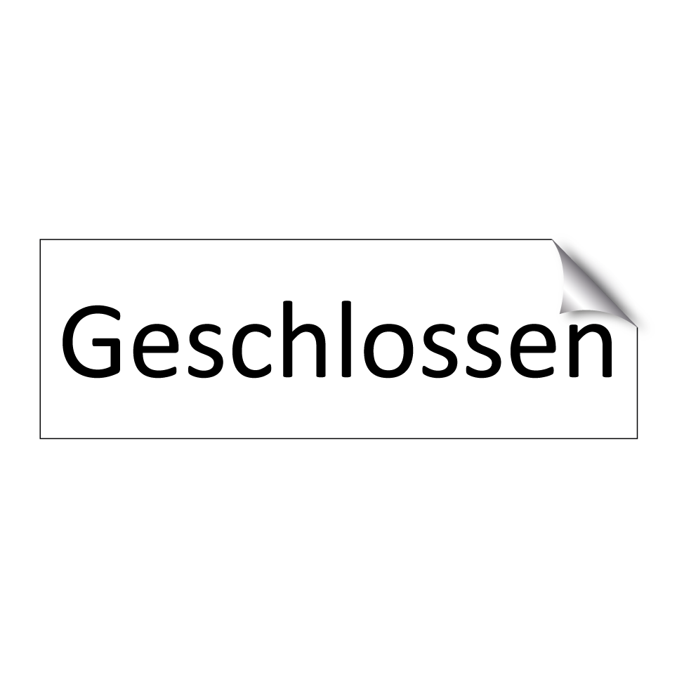 Geschlossen