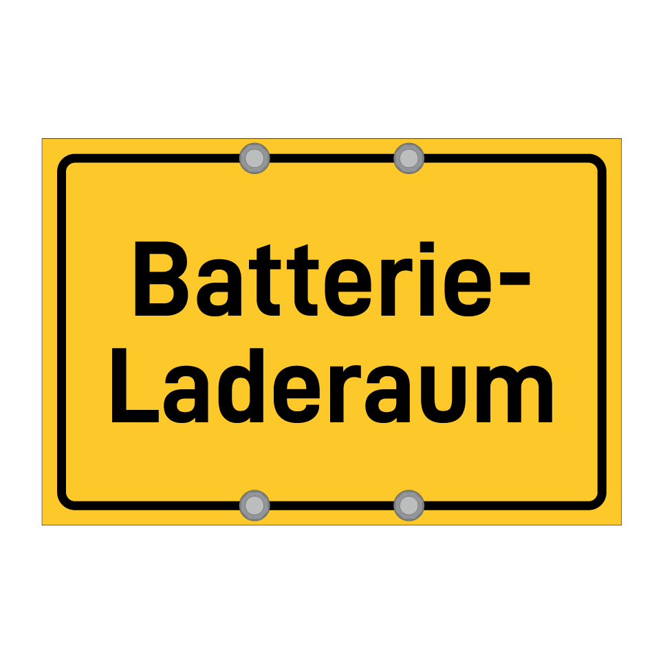 Batterie- Laderaum