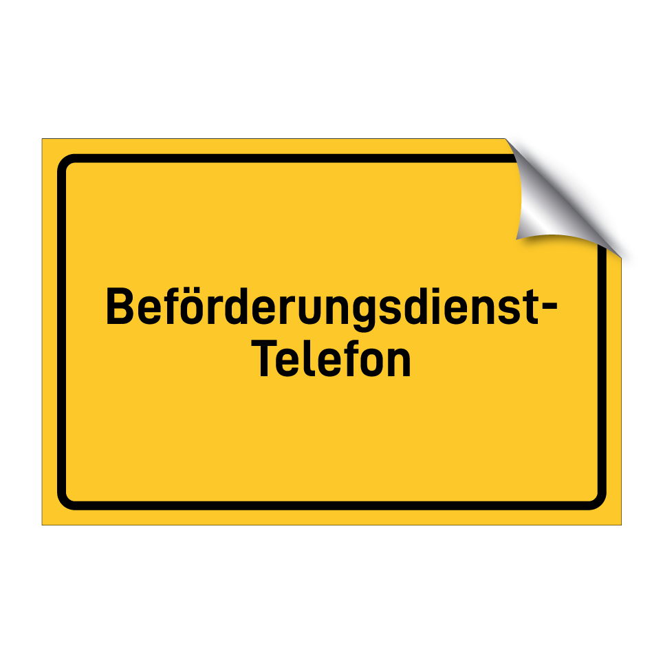 Beförderungsdienst- Telefon