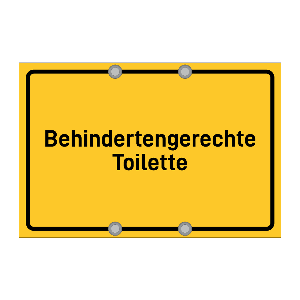 Behindertengerechte Toilette