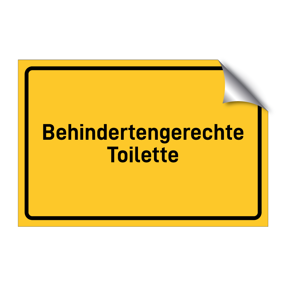 Behindertengerechte Toilette