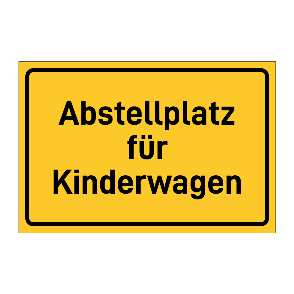 Abstellplatz für Kinderwagen