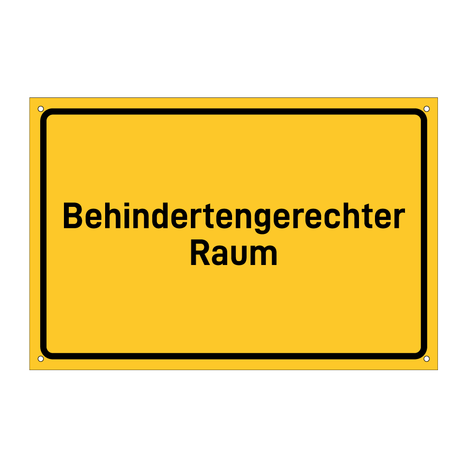 Behindertengerechter Raum