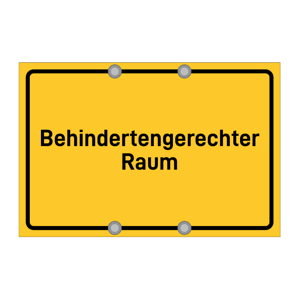 Behindertengerechter Raum