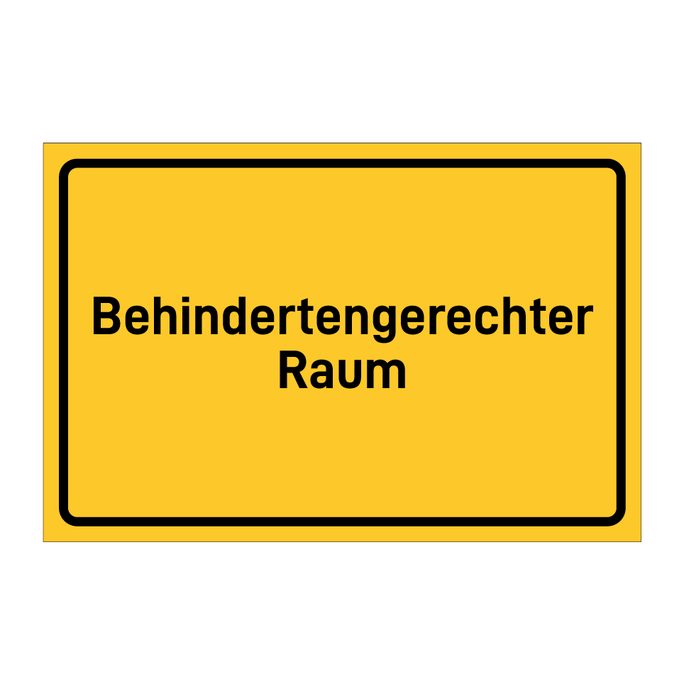 Behindertengerechter Raum