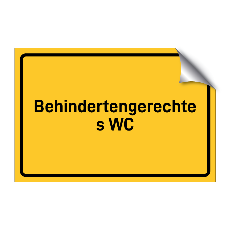 Behindertengerechtes WC