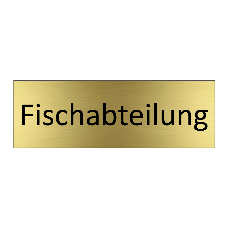 Fischabteilung