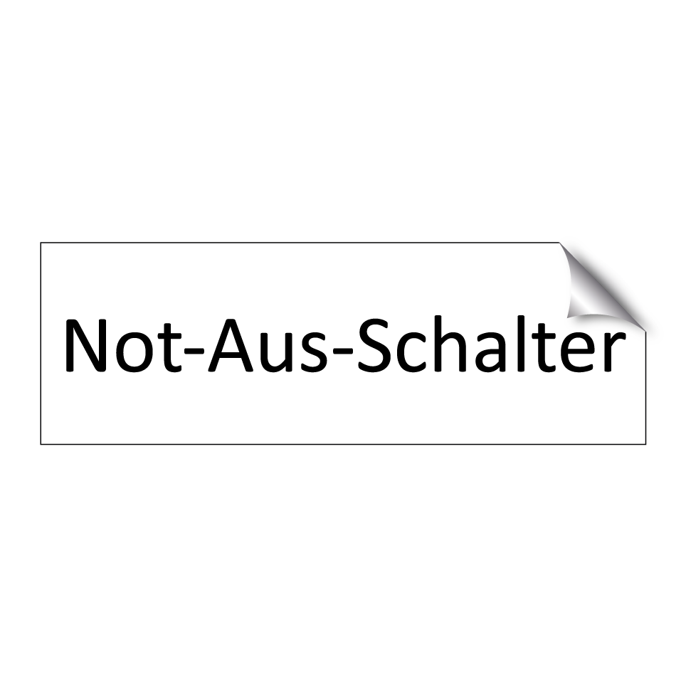 Not-Aus-Schalter