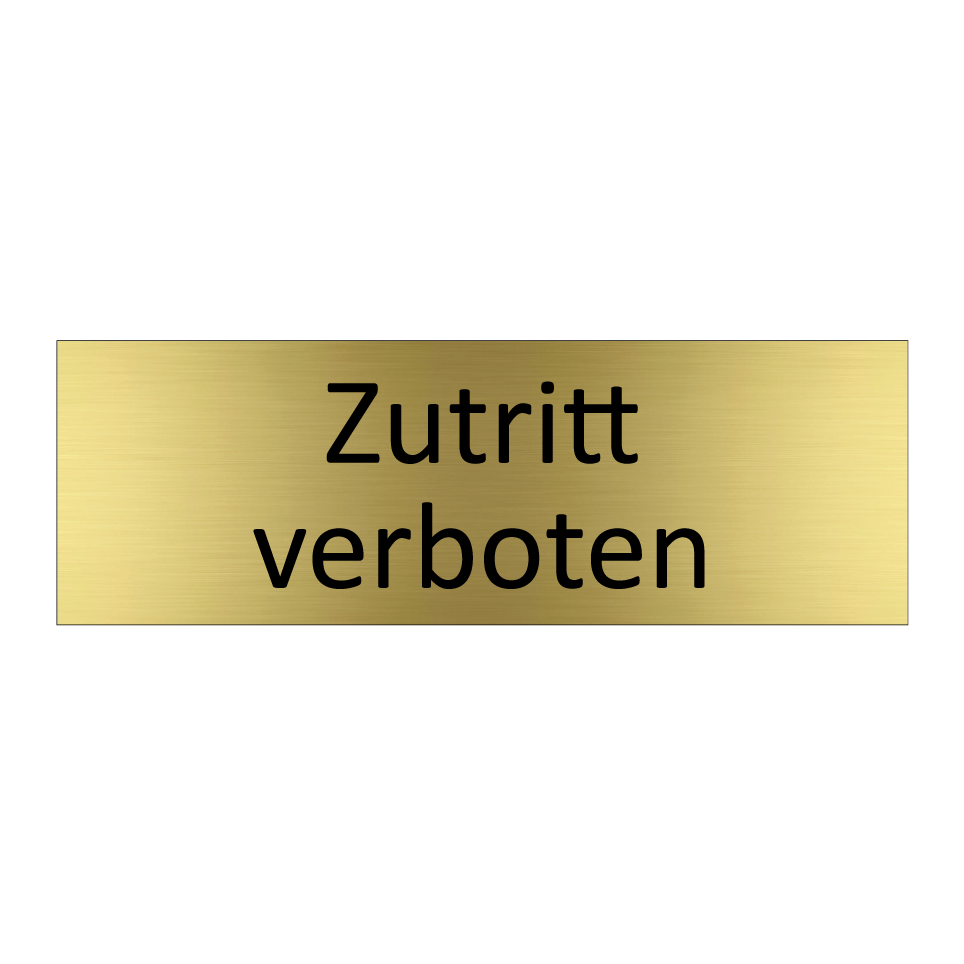 Zutritt verboten