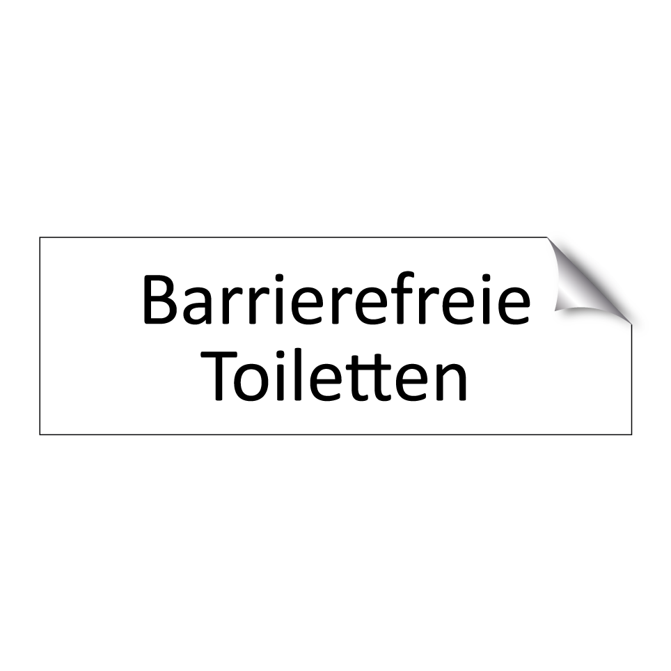 Barrierefreie Toiletten