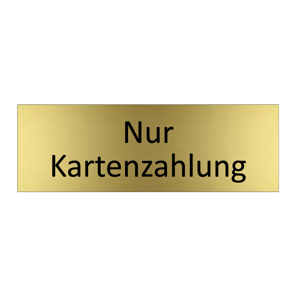 Nur Kartenzahlung