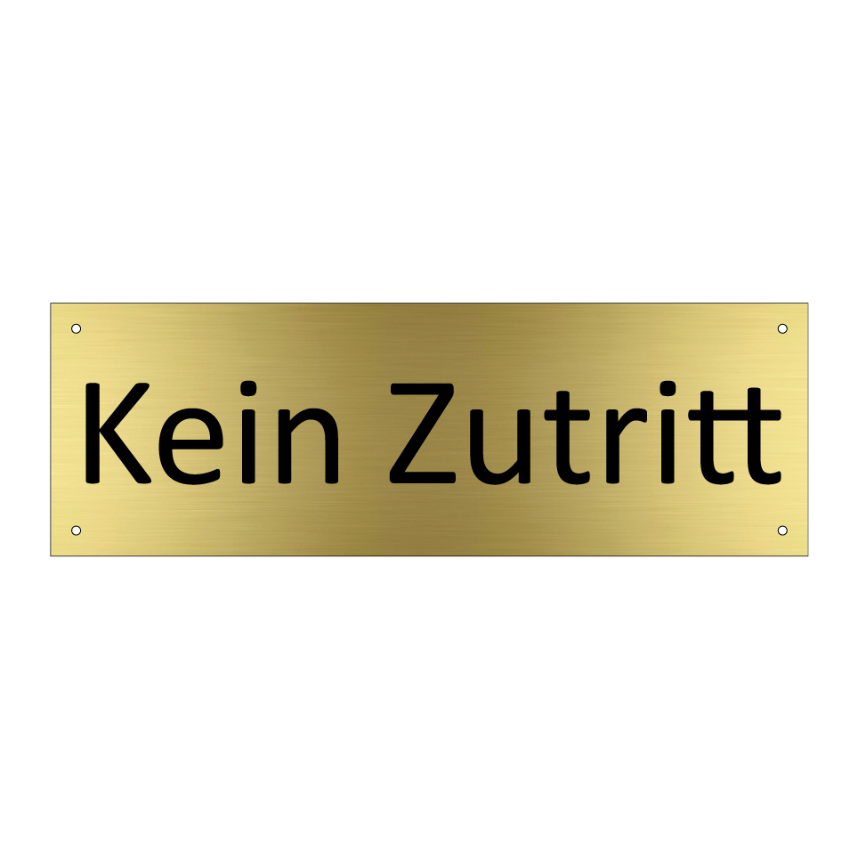 Kein Zutritt