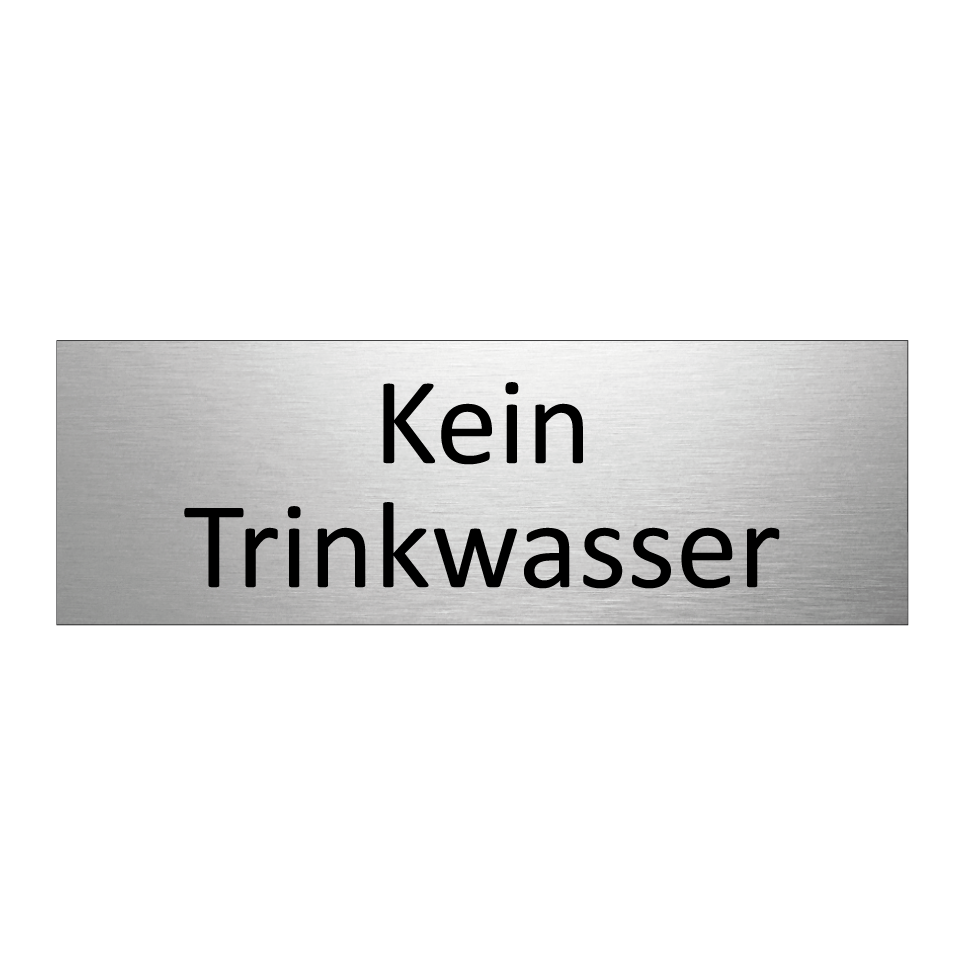 Kein Trinkwasser