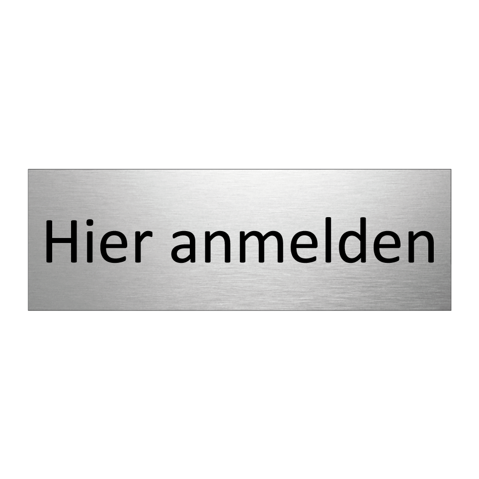 Hier anmelden