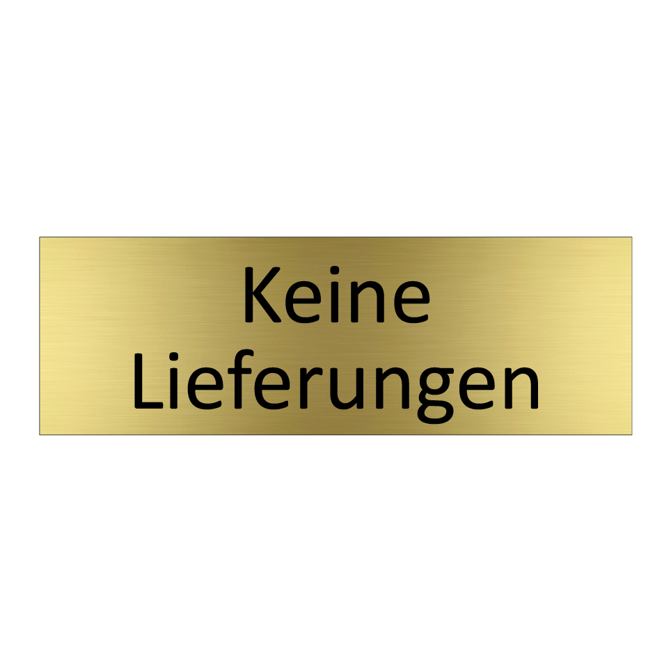 Keine Lieferungen