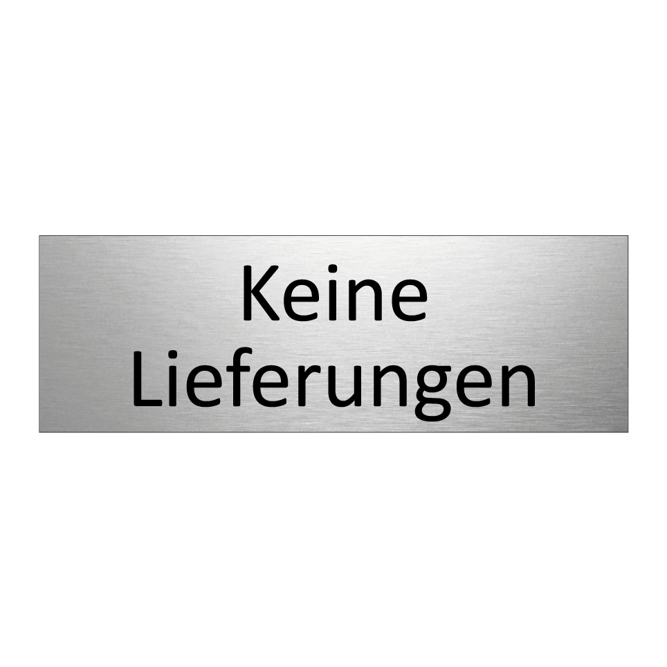 Keine Lieferungen