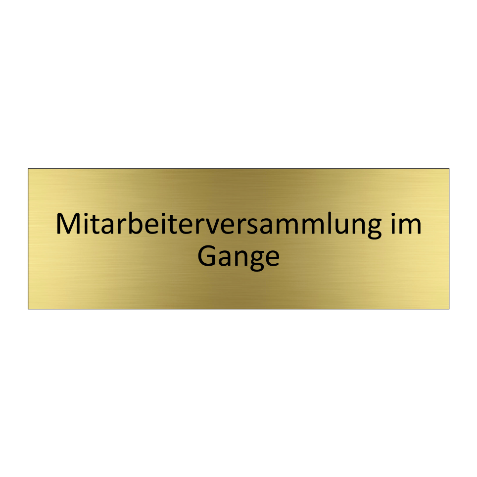 Mitarbeiterversammlung im Gange