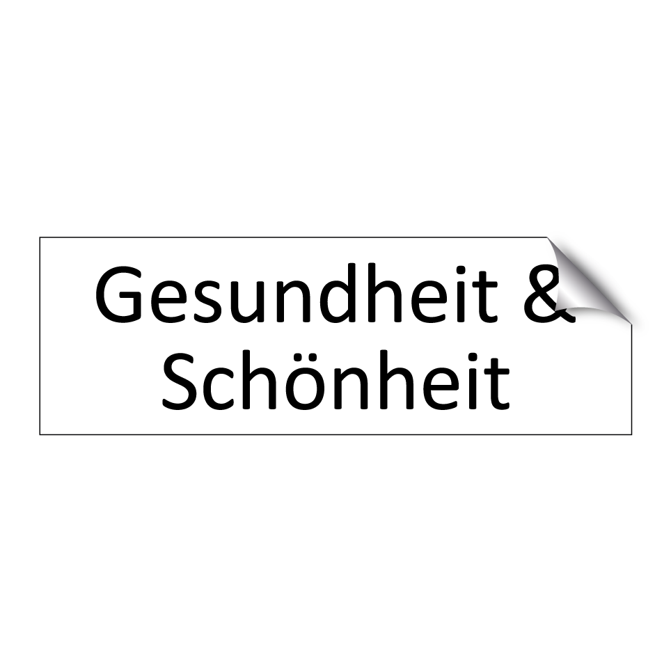 Gesundheit & Schönheit