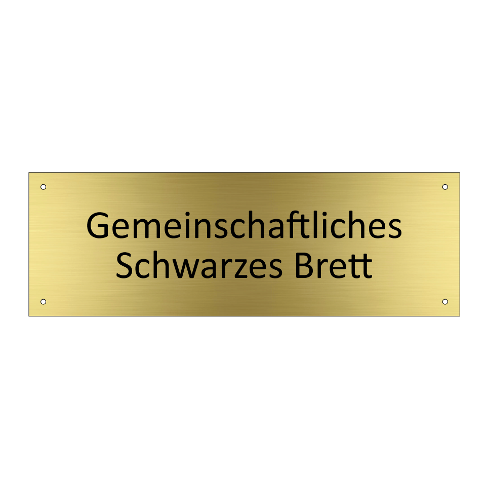 Gemeinschaftliches Schwarzes Brett