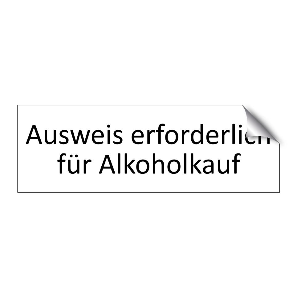 Ausweis erforderlich für Alkoholkauf
