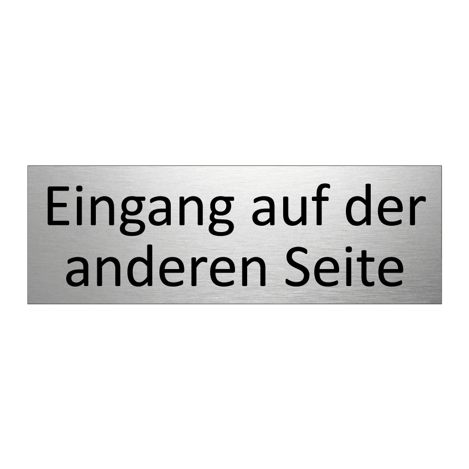 Eingang auf der anderen Seite