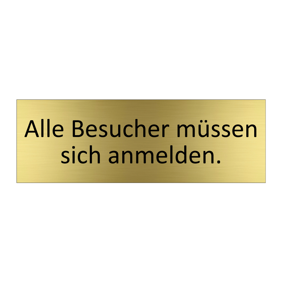 Alle Besucher müssen sich anmelden.
